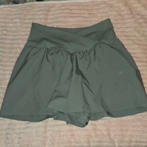 Olive Green Women's Skorts